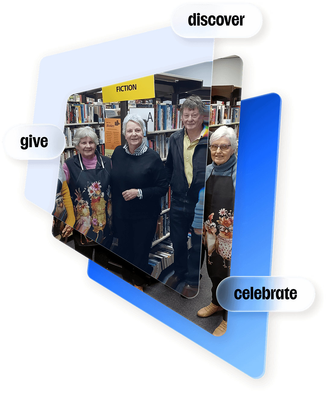 Volunteers at the Eyre Peninsula Book Bazaar Charity Bookshop